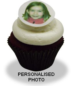 Portrait Cupcake Toronto Cupcakes Portrait cupcake showcasing a custom image