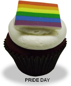 Pride Month Toronto Cupcakes Pride cupcake celebrating diversity
