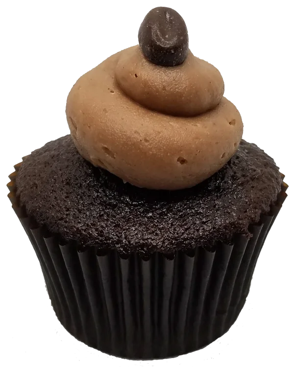 Chocolate Mocha Cupcake Toronto Cupcakes Chocolate Mocha cupcake with mocha frosting and dark chocolate coffee bean