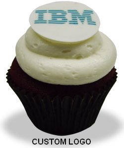 Custom IBM Logo Toronto Cupcakes Custom IBM Logo