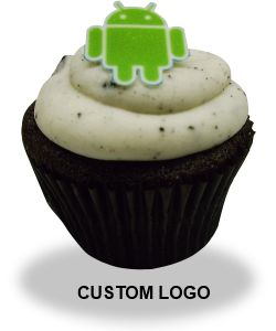 Android Logo Die Cut Toronto Cupcakes Custom die-cut Android Logo