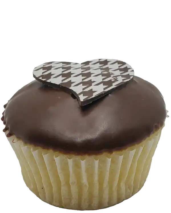 Vanilla Chocolate Ganache Cupcake Toronto Cupcakes Vanilla Chocolate Ganache cupcake with dark chocolate ganache and chocolate wafer
