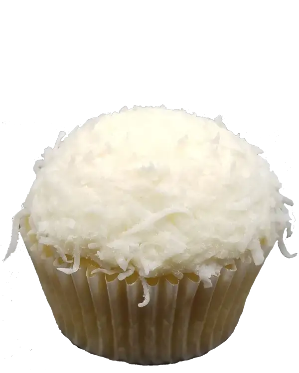 Vanilla Coconut Cupcake Toronto Cupcakes Vanilla Coconut cupcake with vanilla frosting and flaked coconut